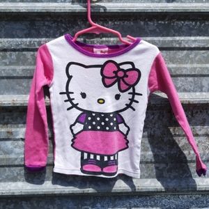 Hello Kitty Long Sleeve Pajama Top